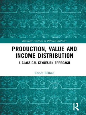 cover image of Production, Value and Income Distribution